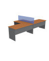 ESCRITORIO DOBLE C/LATERAL 320x160