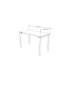 ESCRITORIO BENCH RECTO 120x60