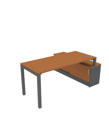 ESCRITORIO C/MUEBLE BASE  180x140