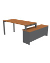 ESCRITORIO C/MUEBLE BASE  180x140
