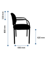 SO-6015 SILLA ISO 870 TAPIZADA CON BRAZO