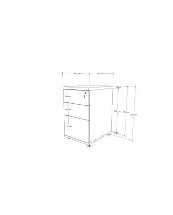 CAJONERA 2/C 1/K 35x46x60H