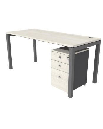 ESCRITORIO BENCH RECTO C/CAJONERA 160x70