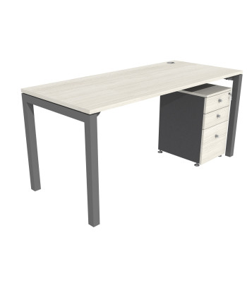 ESCRITORIO BENCH RECTO C/CAJONERA 160x70